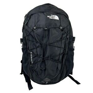 The North Face Borealis Backpack Black Padded Bungee Outdoor Active Adjustable